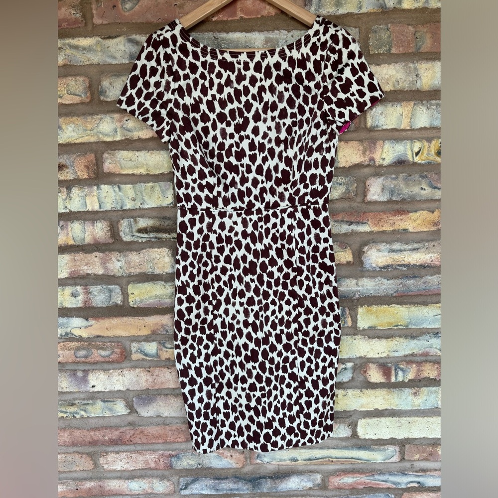 NWT!!! JCrew giraffe print midi dress